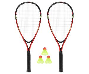 Set de badminton 2 raquettes + volants + housse NILS NRS001 Rouge TU