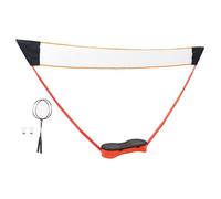 Vidaxl Set De Badminton Avec 2 Raquettes, Filet Et Coffret Rangement