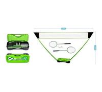 Set de Badminton complet avec filet 295 x 38 x 154 cm, raquettes, volants et étui de rangement