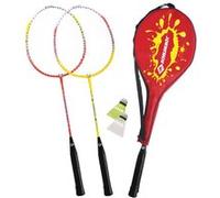 Schildkröt Set de Badminton pour 2 Joueurs, 2 Raquettes, 2 Volants, Dans une Housse 3/4