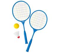 Set de Badminton Junior 2 Raquettes Courtes 45 cm avec Volant et Balle en Mousse pour Enfants - Couleur Aléatoire