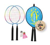 Schildkröt Set de badminton junior 970907 – pour enfants, 2 raquettes 45,5 cm, 2 volants, housse 3/4
