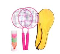 Set De Badminton pour | Raquettes De Badminton pour Débutants - Raquette de Tennis Légère pour Programmes de Âge 3-7 Ans, Entraînement Sportif, Jeux de Plein Air, Plage, Sports
