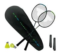 Set de Badminton Professionnel Talbot-Torro | Raquettes en Graphite Ultralégères, Volants en Nylon et Étui de Transport Rembourré | Idéal pour Les Joueurs Ambitieux