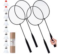 Set de badminton Vilde - 4 raquettes et 8 fléchettes - 61 x 20 cm - Multicolore