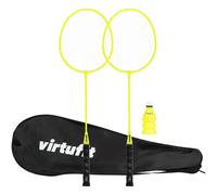 Set de badminton VirtuFit Jaune 68x21x2 cm