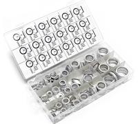 Set de bague d’étanchéité Aluminium 450 pièces Coffret en plastique bien trié