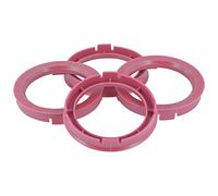 Set de Bagues de Centrage TPI - 76.0->64.1mm - Rose