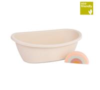Set De Baignoire Et Éponge Pour Poupées Blanc