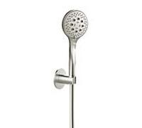 Set de baignoire Herzbach Design iX 17.914300.1.09 1600 mm, rosace d= 70mm, avec douchette, acier inoxydable brossé