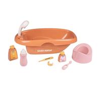 set de bain poupée - baby nurse baignoire avec accessoires jouet