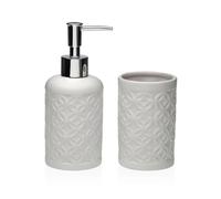 Set de bain Versa White Dolomite 6.8 x 17 x 6.8 cm