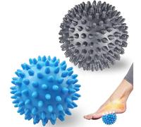 Set de Balle de Massage, Boule Hérisson, Trigger Point, Myofasciale, d'Exercice Pour Dos, Jambes, Pieds et Mains - Muscle Relax, 2 Pièces