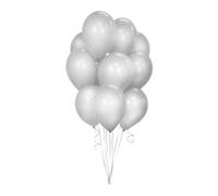 Set de ballons 10 pcs Beauty & Charm argent Godan