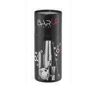 Hendi Set de bar BarUp – shaker Boston, passoire Hawthorne, jigger double, pilon – ø120×320mm inox
