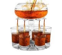 Set de bartending pour fête, distributeur de verres à shot en acrylique, distributeur acrylique de fête, séparateur de liquide avec bouchon pour cocktails, pour vin, jus et bière.