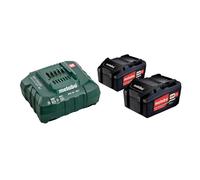 Ensemble de 2 batteries 18V Li-Power 4.0Ah avec chargeur ASC 30-36V Metabo