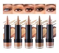 Set de bâtons d'ombres à paupières chatoyantes, Set d'ombres à paupières 2 en 1 à double extrémité avec des couleurs crémeuses et durables pour des looks polyvalents #5PCS(01-05)