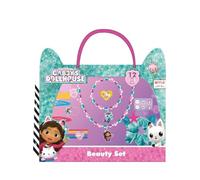 Set de beauté pour enfant de Gabby's Dollhouse - Multicolore - Comprend 6 chouchous en tissu, 4 pinces à cheveux, 2 colliers, une bague et des autocollants - Produit original conçu en Espagne