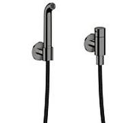 Set de bec verseur hansgrohe AXOR One 48655330 avec clapet anti-retour, chrome noir poli