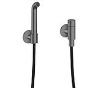 Set de bec verseur hansgrohe AXOR One 48655340 avec clapet anti-retour, chrome noir brossé