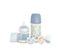 Set De Biberons Welcome Baby Lapin Bleu TU