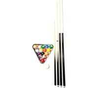 Set de billard - John West - Débutant - Boules 57 mm - 3 Queues - Triangle PVC 57 mm