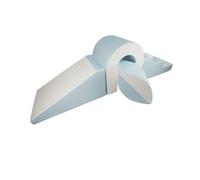 Set de blocs en mousse 4 élément blanc bleu pastel