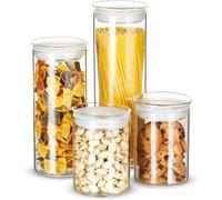 Set de bocaux de stockage Verre hermétique -ZENS- 4 pcs.