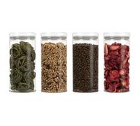 Set de bocaux en verre - Classbach C-VD4028 - Couvercles verre - Joint silicone étanche - Contact alimentaire