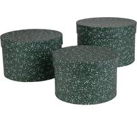 Set de boîtes cadeaux rondes Ilex 3 pièces