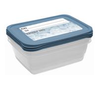 keeeper Récipients alimentaires Mia Ice – Lot de 3 – 1,25 L – -20 à +100 °C
