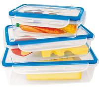 Set de boîtes de conservation 3 boîtes à provisions 3,2L 2L 1L Quick Clip Fermeture