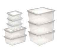 Set de boîtes de rangement 'bea', 8 pièces, PP