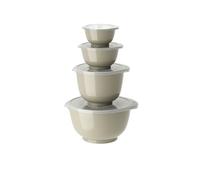 Rosti Mepal – Ensemble de 4 bols Margrethe Humus avec couvercles hermétiques 0,25/0,5/1,5/3 L
