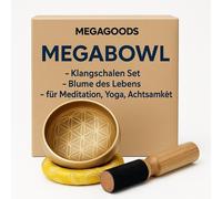 Set de bols chantants Fleur de vie pour la méditation Yoga Mindfulness FR.