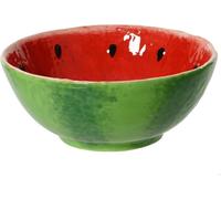 Set de bols en céramique de pastèque 3pcs - Bols à snacks colorés pour les fêtes et les soirées d'été