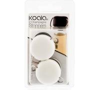 Set de bouchons de champagne Koala Bodega 5 x 3,5 cm 2 unités métal blanc