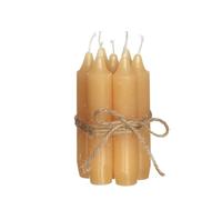 set de bougies Comforder confortable (7 pièces), bougies bâtons de 11 cm jaunes, bougies de table monochromes, durée de combustion de plus de 4 heures