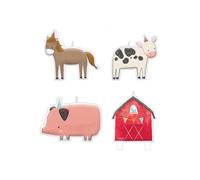 Set de bougies de ferme 4 pièces