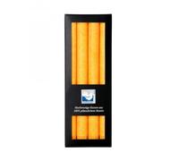 Set de bougies en stéarine - jaune 4pcs 3pcs