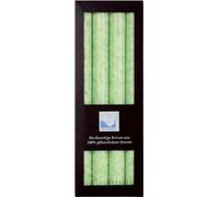 Set de bougies en stéarine - menthe