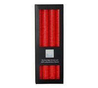 Set de bougies en stéarine - rouge 4pcs 3pcs