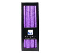 Set de bougies en stéarine - violet 3 pièces