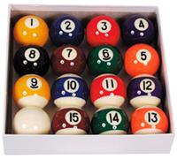 Set de boules de billard 57,2 Ventura Laminated Pro Pool