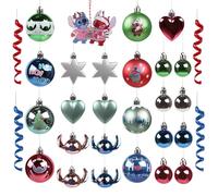 Set de Boules de Noël, décorations de Sapin, Plastique 30 pièces