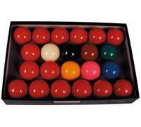 Set de boules de snooker polyester 52,4 mm