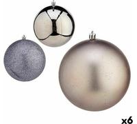 Set de boules deChristmas Silver Plastic Balls Ø 12 cm (6 pcs.)