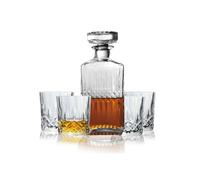 Set de bouteille de 750 ml et 4 verres à whisky de 220 ml