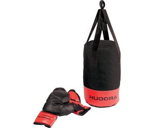 Set de boxe - sac et gants noir et rouge TU